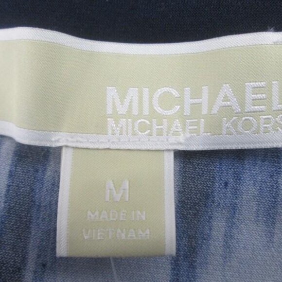 NWT MIchael Kors  Crew Blue Tunic 3/4 Sleeve Dress Medium - Picture 4 of 7